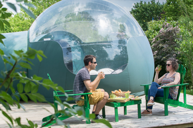 Hébergements insolites au camping