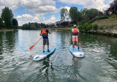 stand-up paddle sur l’Oise